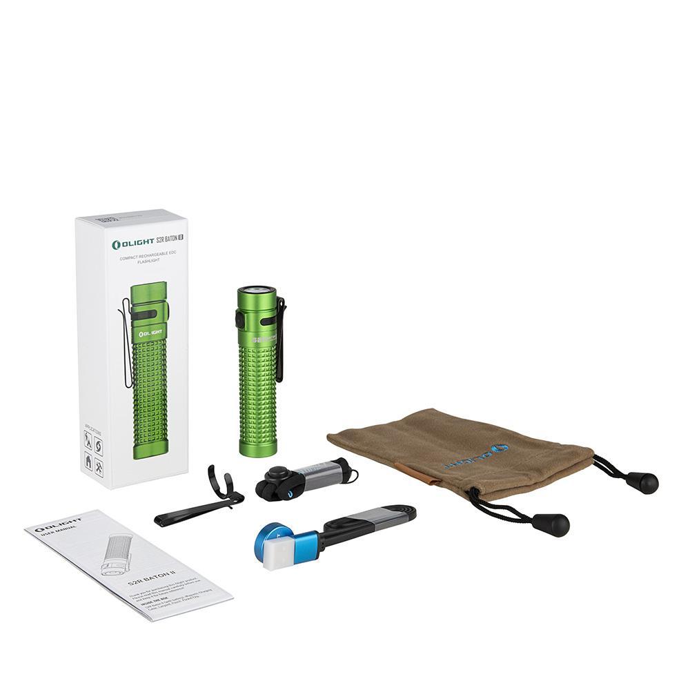 Заряден Фенер Olight S2R Baton II 1150lm NW Lime Green