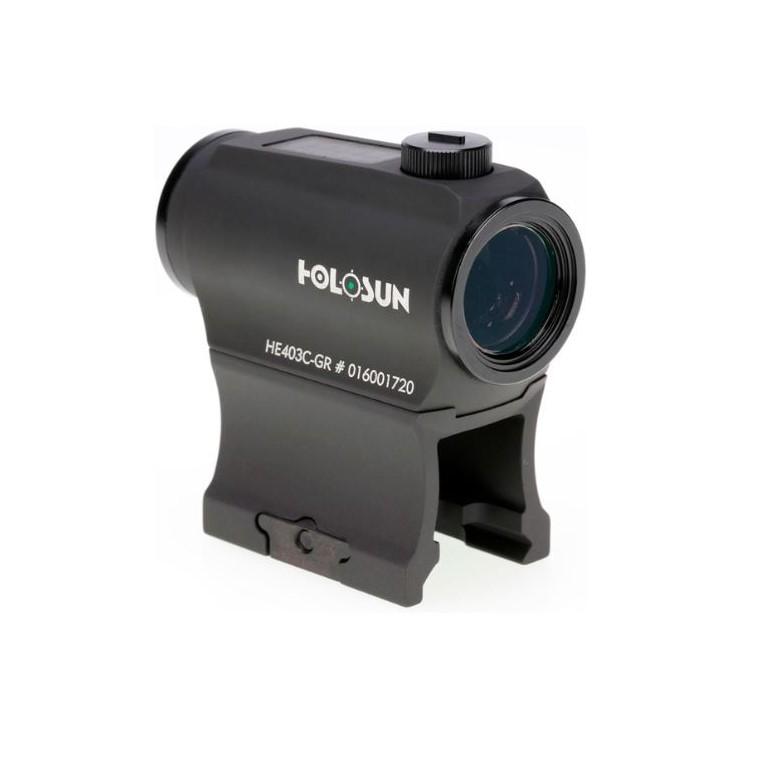 Бързомер Holosun HE403C-GR 2MOA Shake Awake Solar Panel picatinny