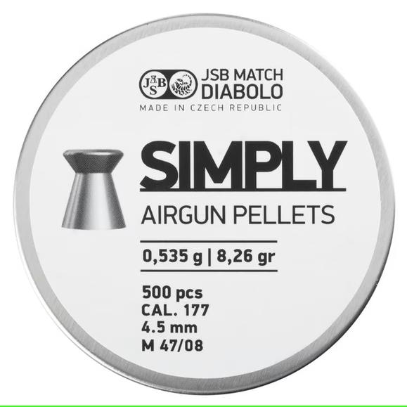 С-ми JSB Diabolo Simply 4.5/500 0.535гр