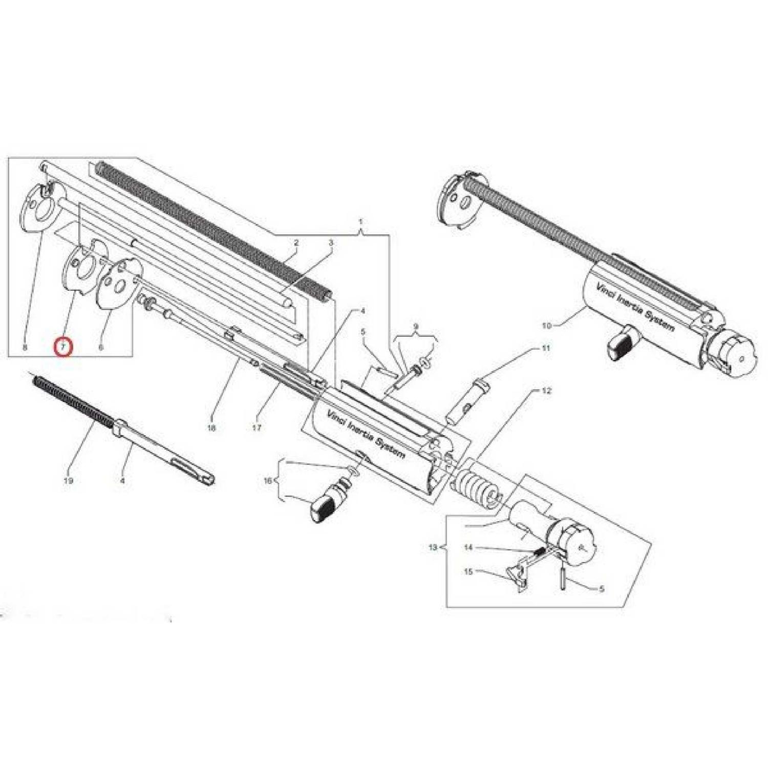 Буфер за затвора Benelli Vinci