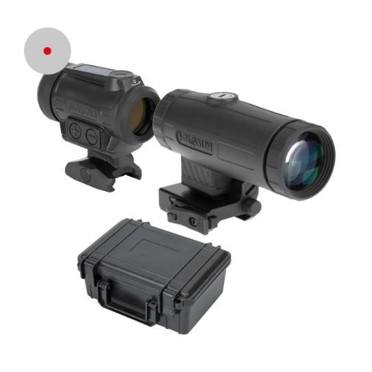 Бързомер Holosun ARO CORE RD-2 Dot Reticle 2MOA Aluminum/Casting + увеличител HM3X