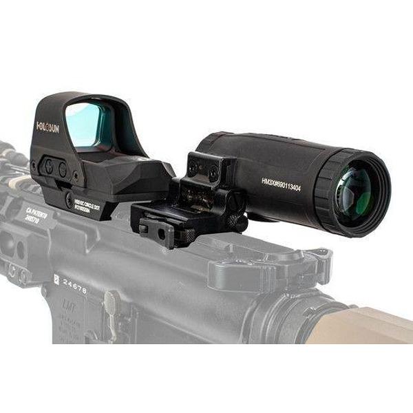 Увеличител Holosun HM3X 3x - Flip & QD Mount, черен