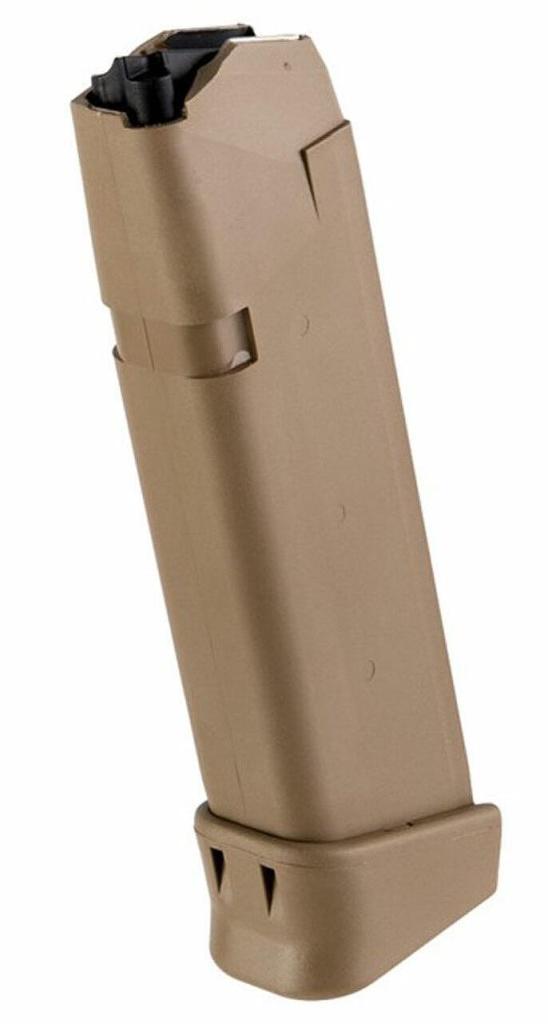 Пълнител за Glock 17 - 19 заряден, 9 x 19, сoyote