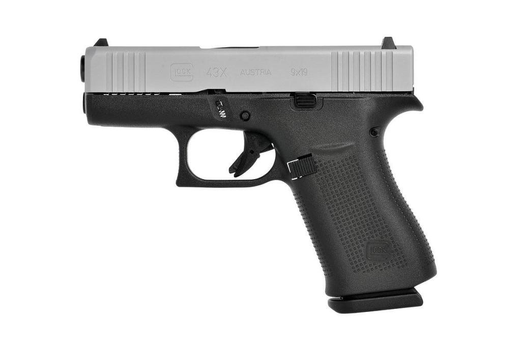 Пистолет Glock 43x, Silver  - cal. 9x19