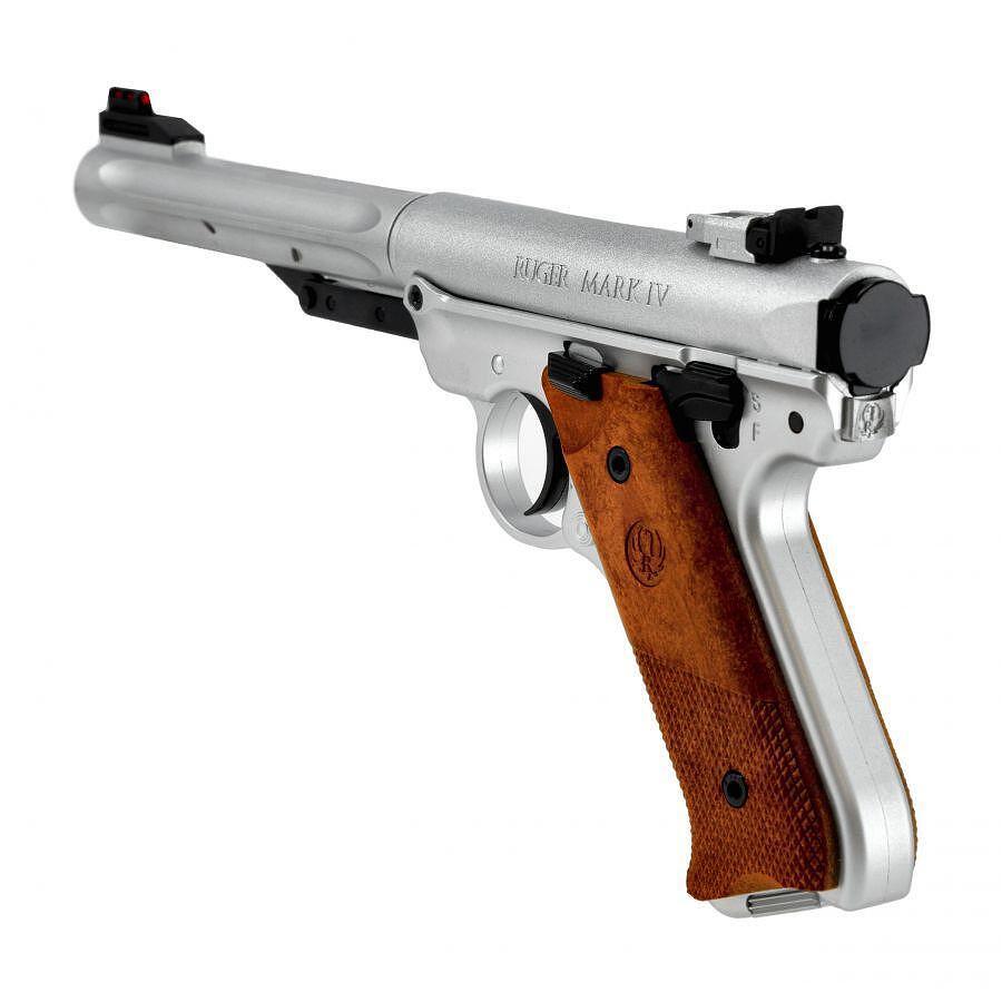 Въздушен пистолет Ruger Mark - 4 cal.4.5 mm, Silver