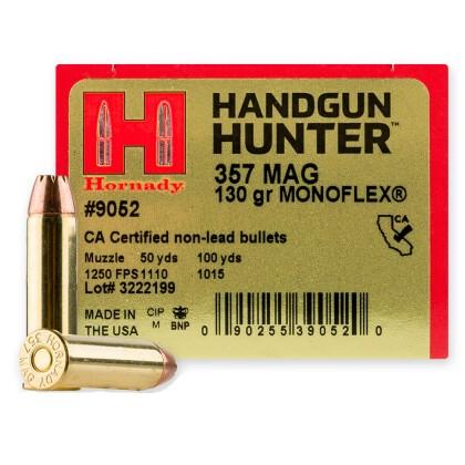 Hornady 357Mag MonoflexHH 130gr 9052