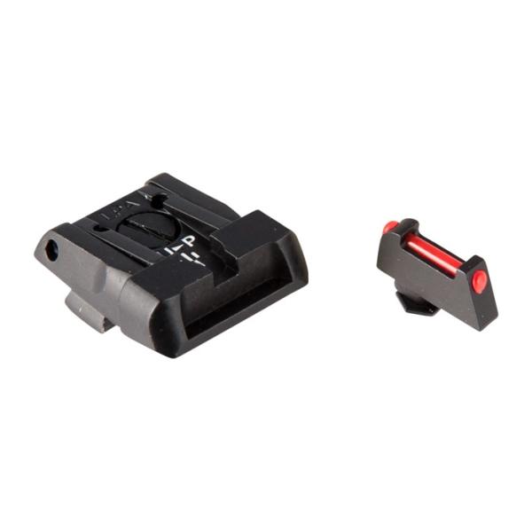 Регулируем мерник и мушка LPA Glock with Fiber Optic SPS16GL6F