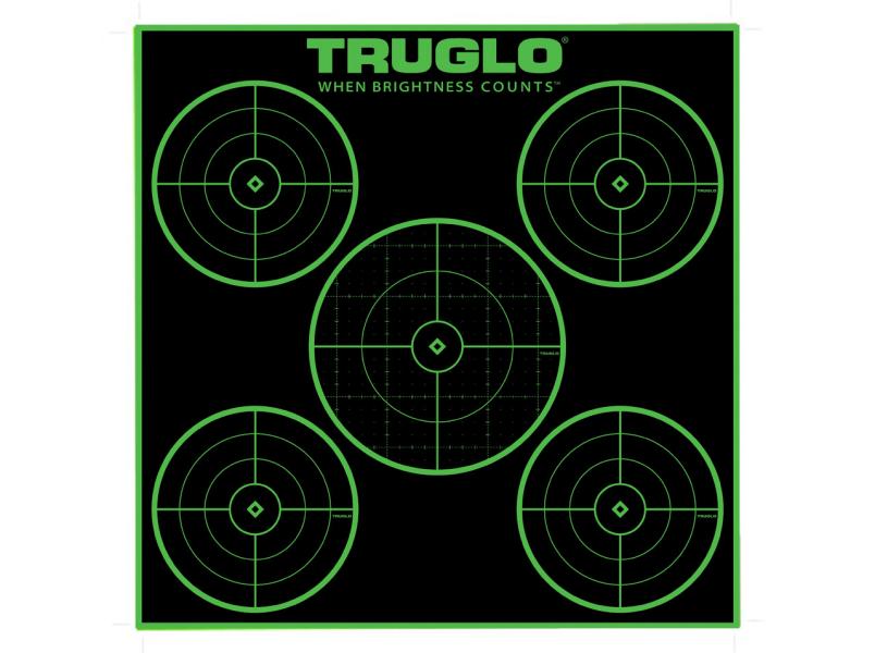 Мишена Truglo 5-Bullseye оцветяваща 30см x 30см TG-TG11A..