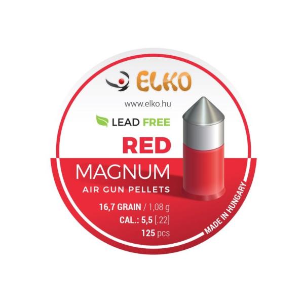 Сачми ELKO Red Magnum Lead Free кал.5,5мм/125бр 1.08гр