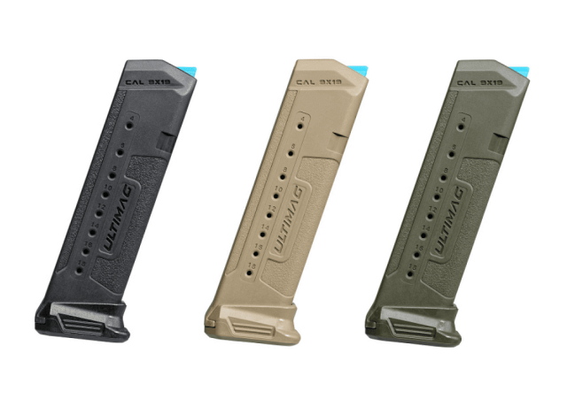 Пълнител Ultimag за Glock 17 - 18 заряден, черен