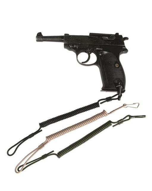 Осигурителен кабел MIL-TEC - Pistol Leash, черен
