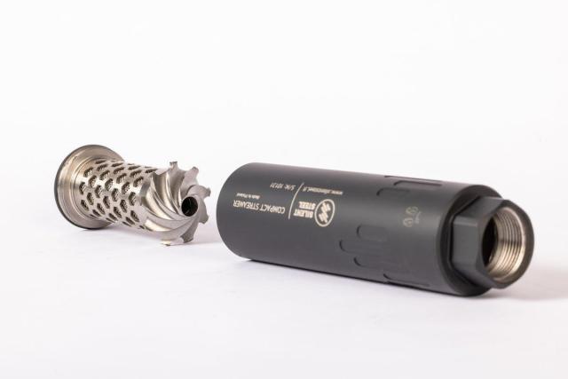 Вътрешна част за супресор Silent steel Streamer 9 mm - черна капачка