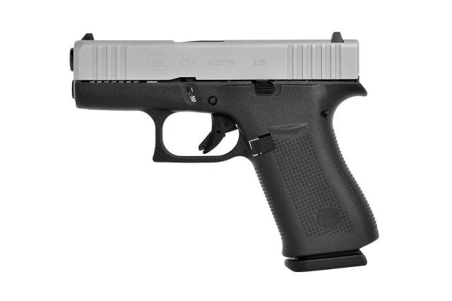 Пистолет Glock 43x, Silver  - cal. 9x19