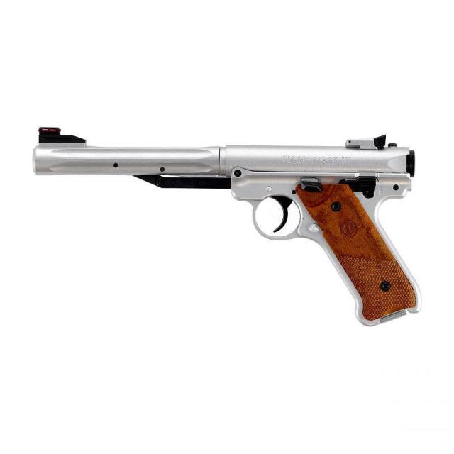 Въздушен пистолет Ruger Mark - 4 cal.4.5 mm, Silver