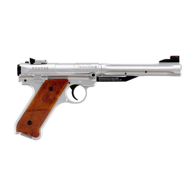Въздушен пистолет Ruger Mark - 4 cal.4.5 mm, Silver
